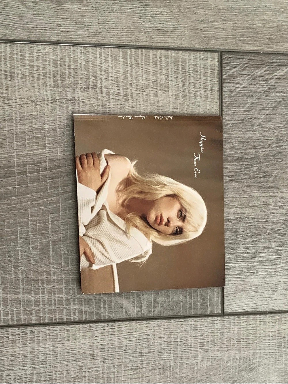 Billie Elish Happier Than Ever CD Album